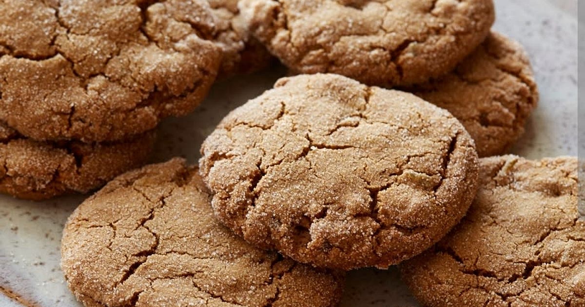 Chewy Ginger Molasses Cookies Recipe | Samsung Food App