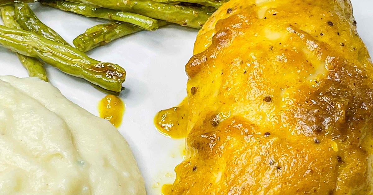 Sheet pan honey mustard chicken with green beans Recipe | Samsung Food App