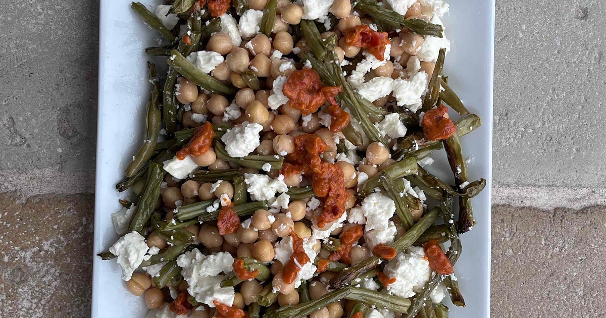 Bean, chickpea and feta salad Recipe | Samsung Food App