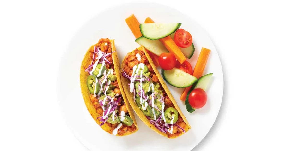 Smashed Chickpea Tacos Recipe | Samsung Food App