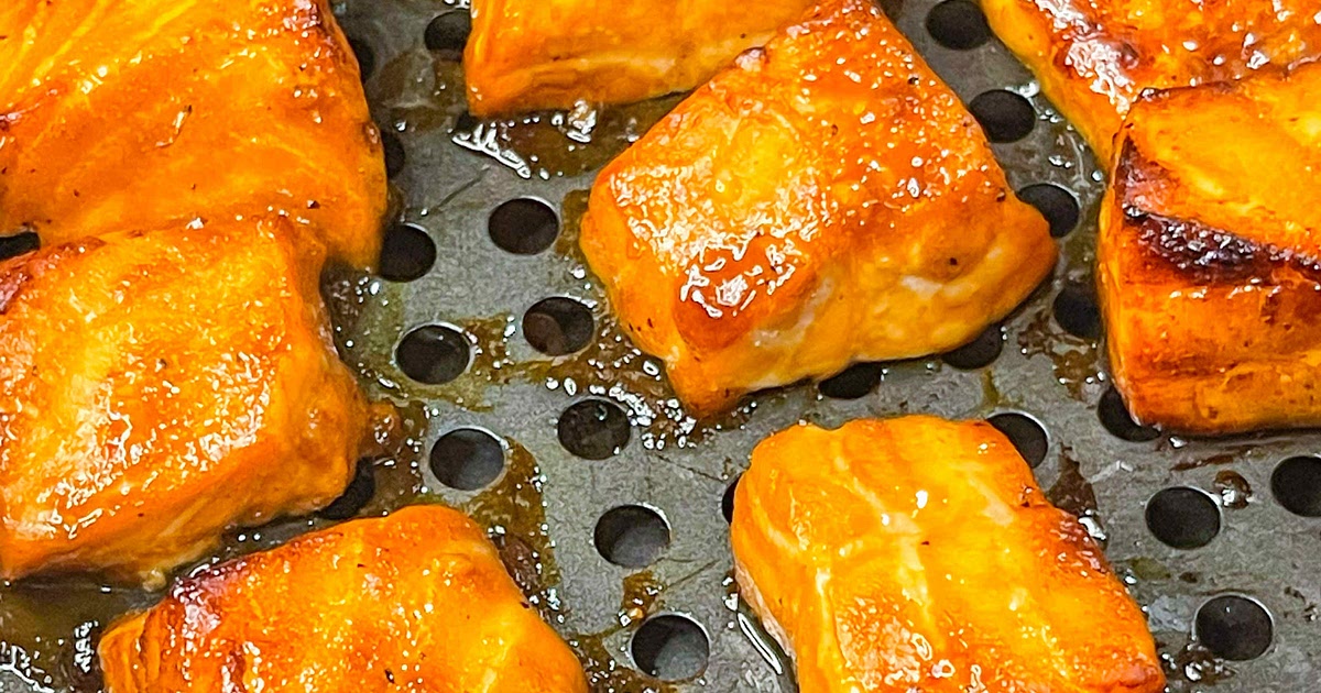 Air Fryer Hoisin Glazed Salmon Recipe | Samsung Food App