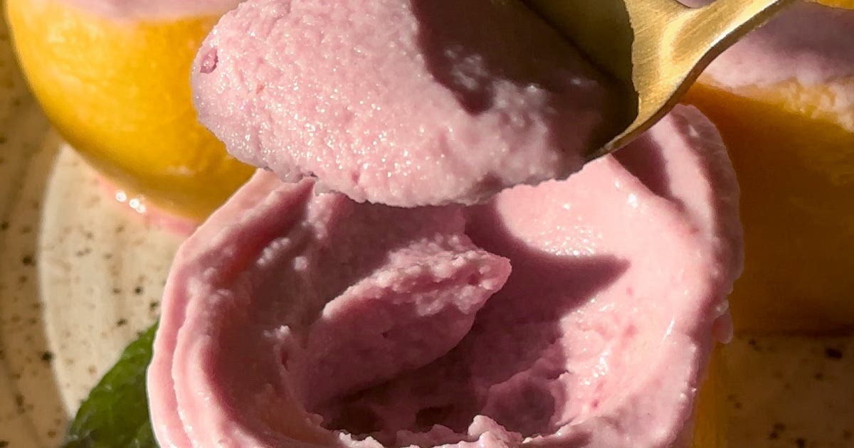 Vegan Lemon Lavender Ice Cream Recipe | Samsung Food App