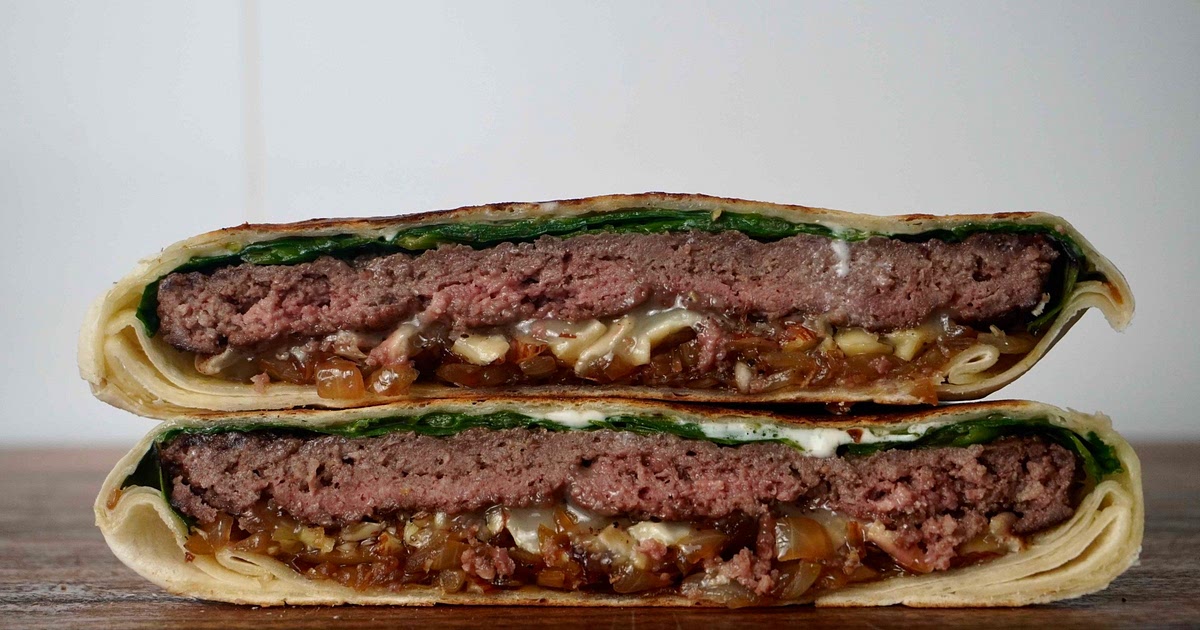 Goat cheese burger wrap Recipe | Samsung Food App