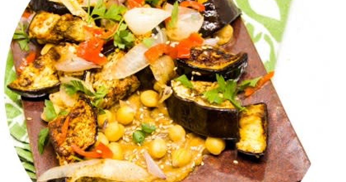 roasted eggplant with cashew sauce Recipe | Samsung Food App