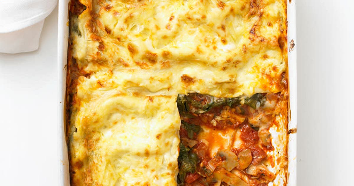 Spinach, Mushroom and Onion Lasagne Recipe | Samsung Food App