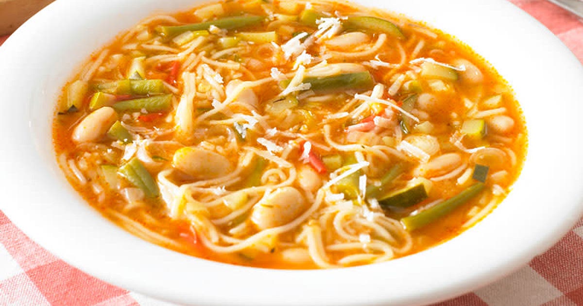 Summer Vegetable Minestrone Soup Recipe | Samsung Food App