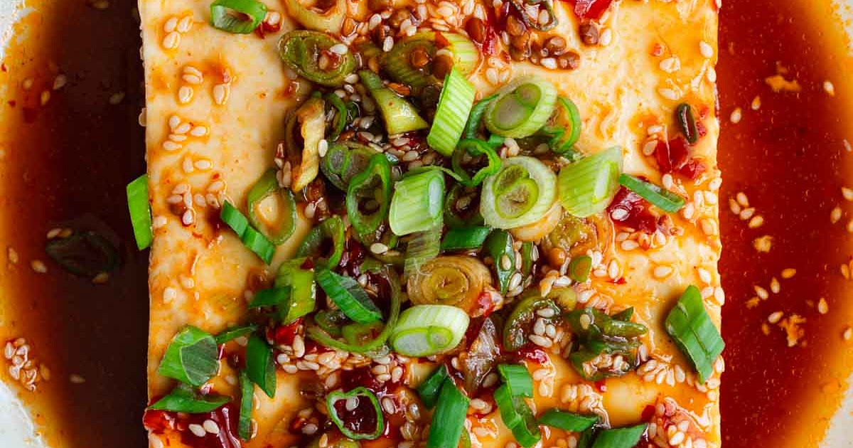 10-Minute Sesame Soy Silken Tofu Recipe | Samsung Food App