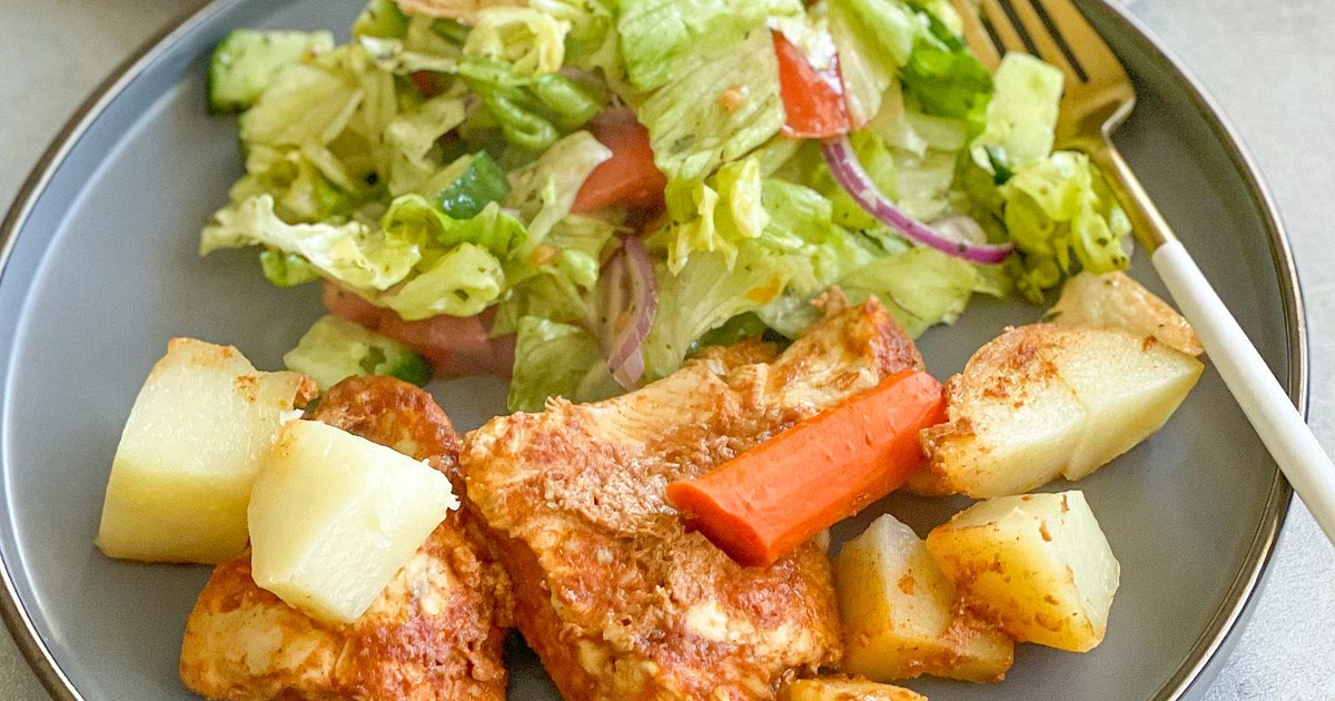 Baked Cumin Chicken and Potatoes Recipe | Samsung Food App