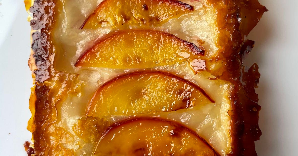 Flipped Peach Pastries (vegan) Recipe | Samsung Food App