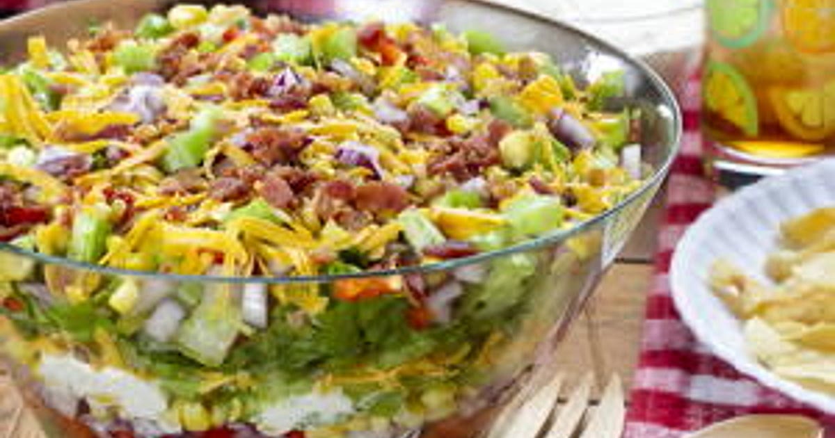 Stacked Summer Salad Recipe | Samsung Food App
