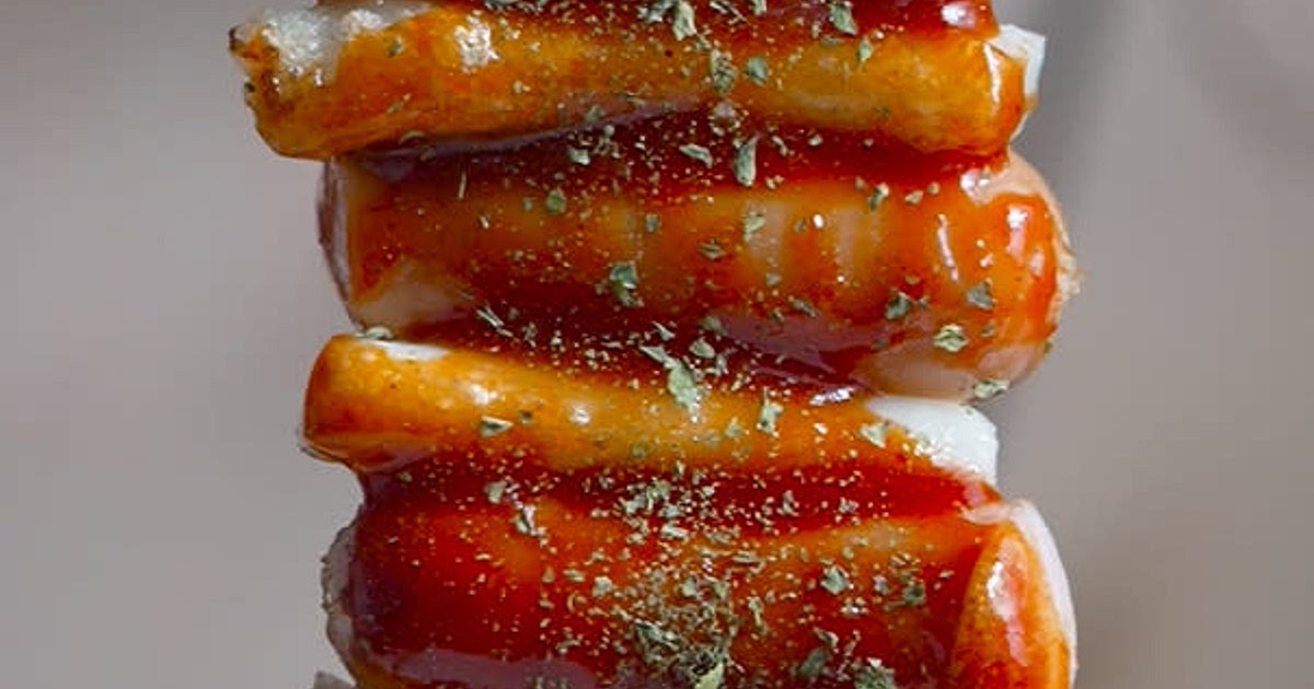 Sausage Rice Cake skewer Recipe | Samsung Food App