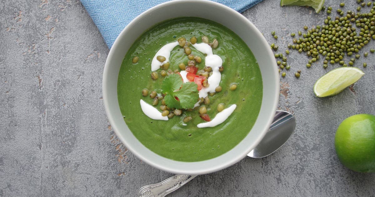 Mung bean and spinach soup Recipe | Samsung Food App
