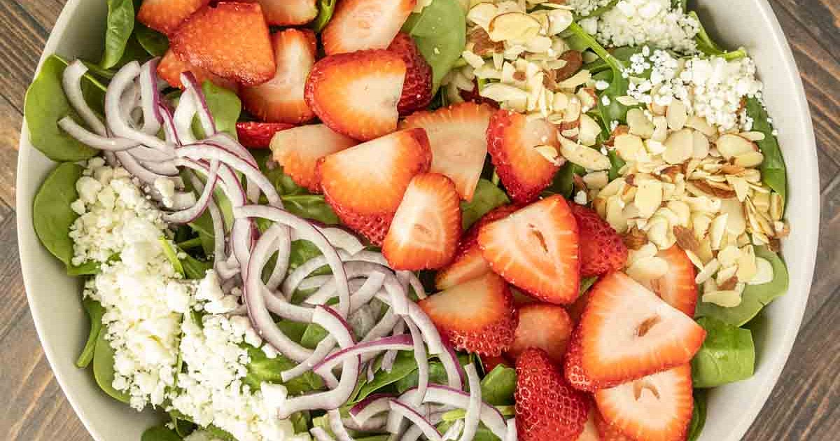 Strawberry Spinach Salad Recipe | Samsung Food App