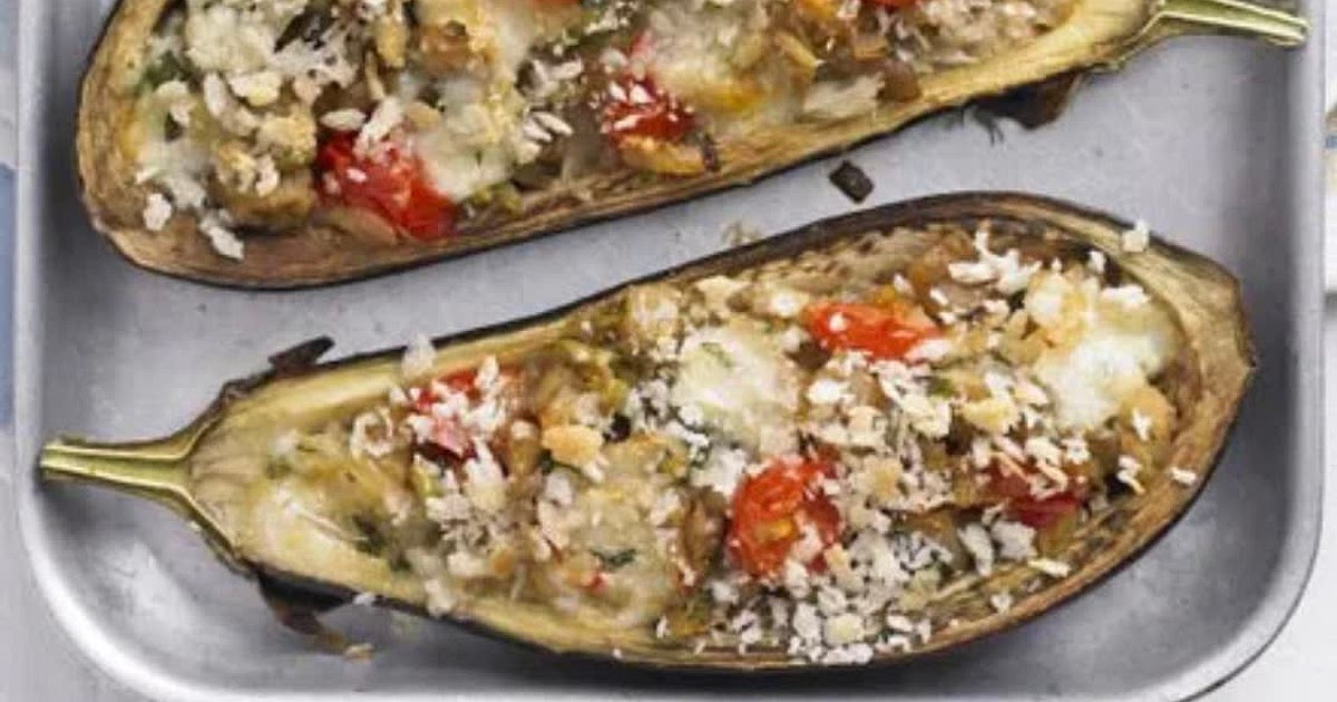 Italian style stuffed aubergines Recipe | Samsung Food App