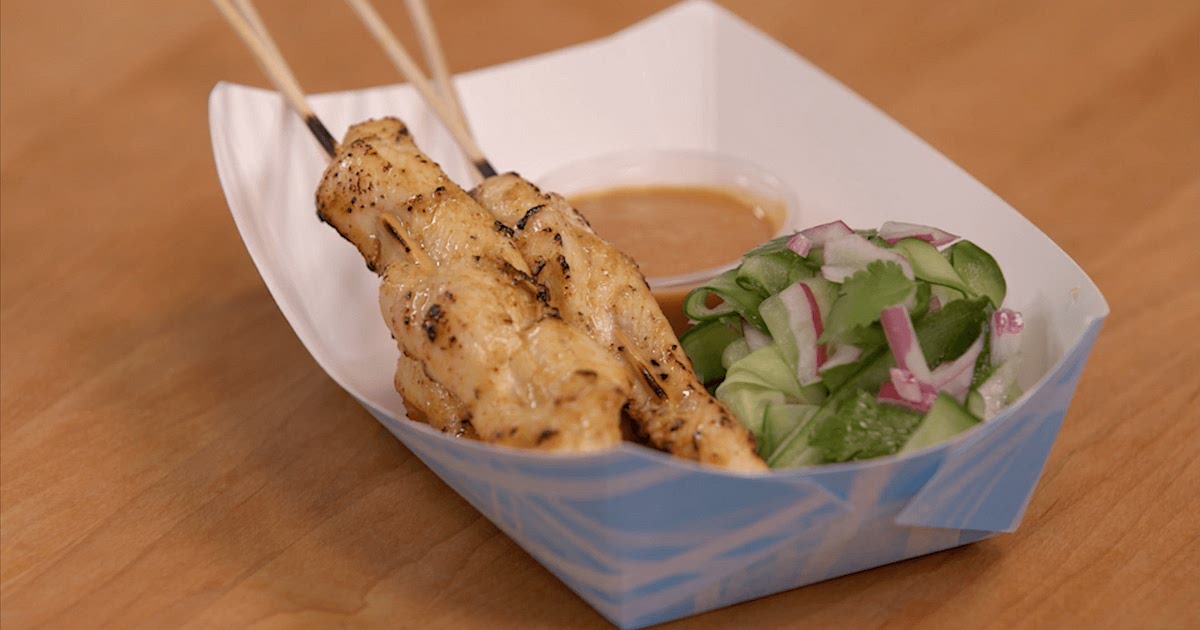 Chicken Satay With Spicy Peanut Sauce Recipe | Samsung Food App