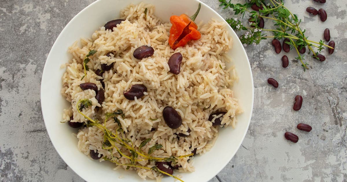 Rice cooker Jamaican rice and peas Recipe | Samsung Food App