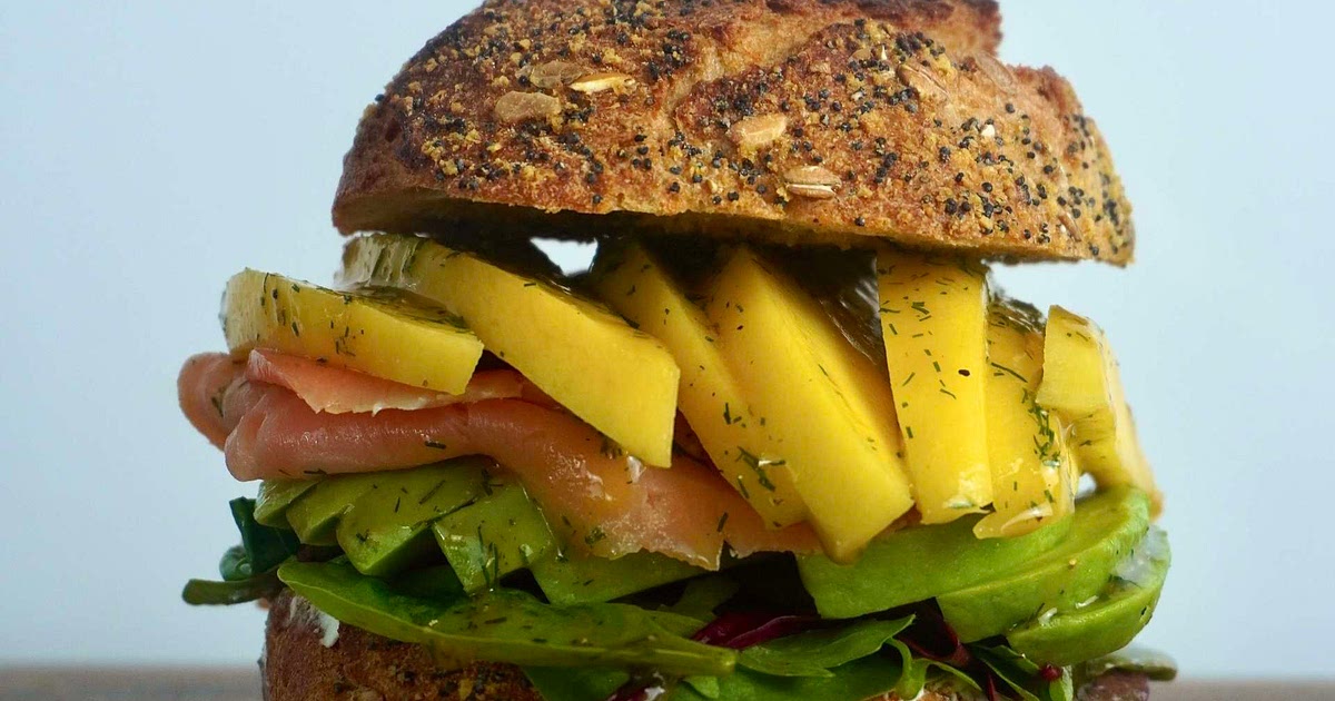 Salmon mango sandwich Recipe | Samsung Food App