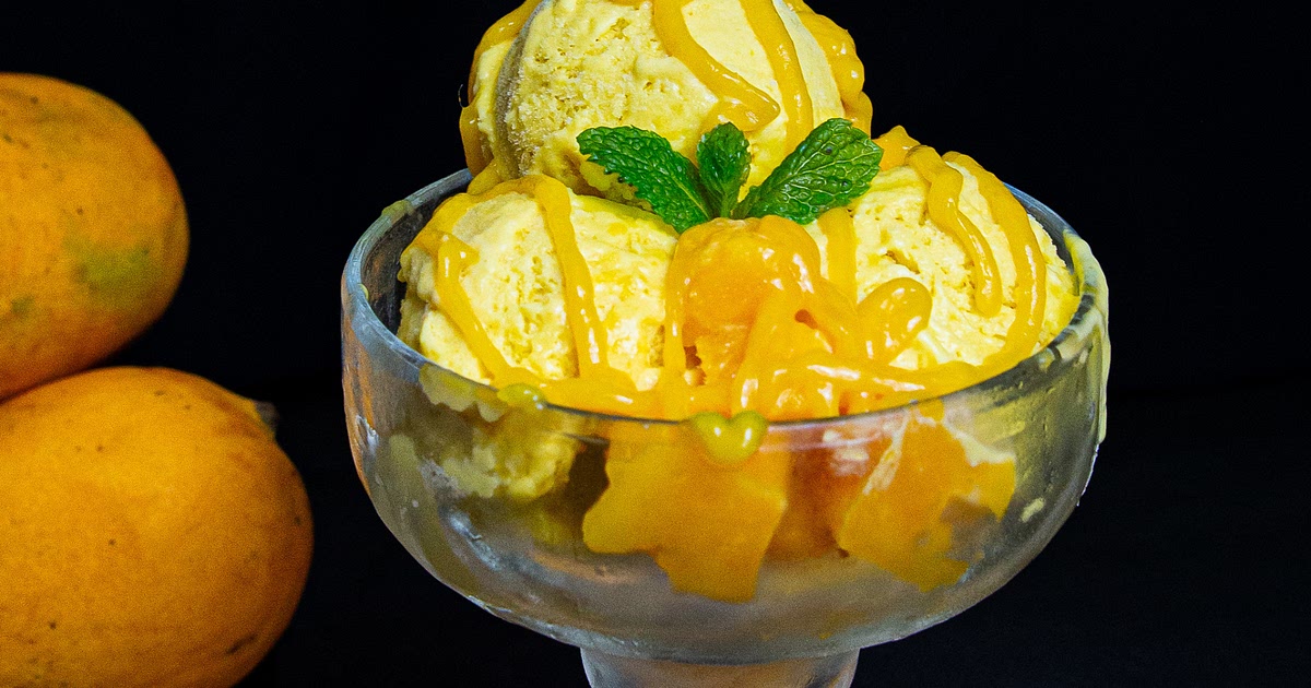 Mango Ice Cream (No Machine) Recipe | Samsung Food App