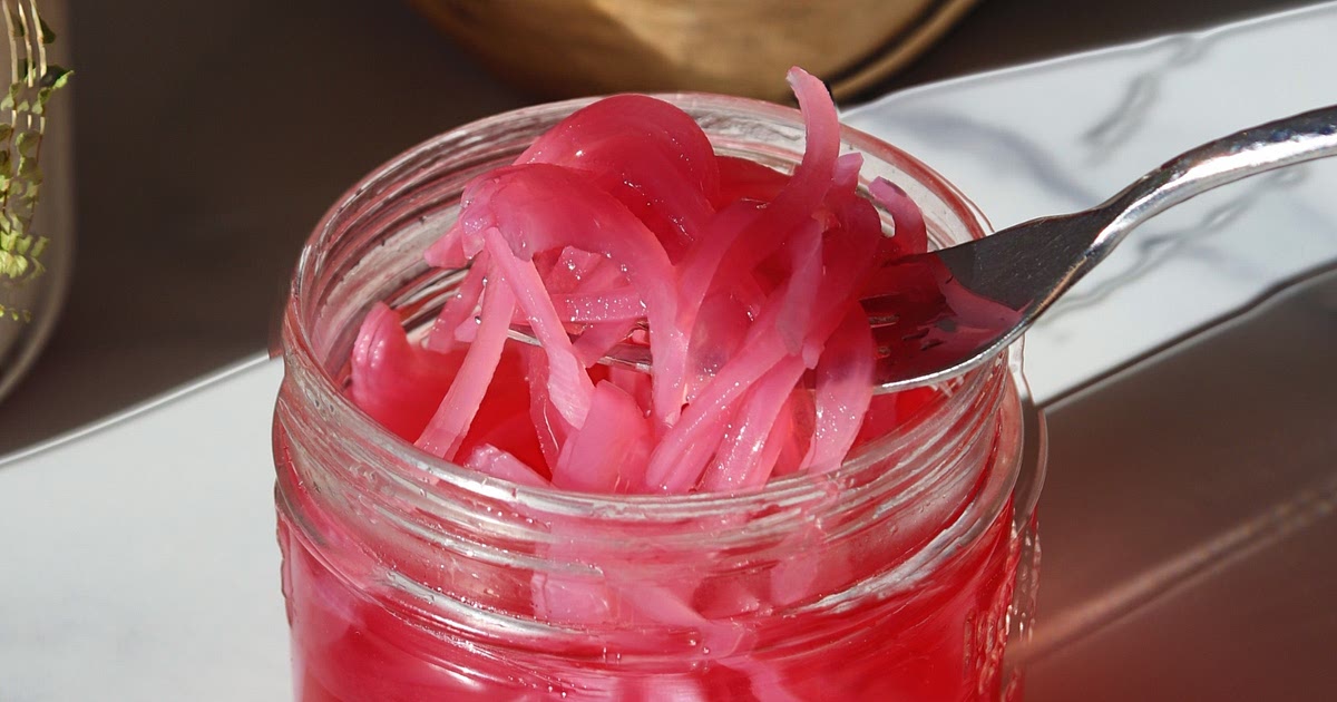 Easy Pickled Red Onion (refined sugar free recipe) Recipe | Samsung Food App