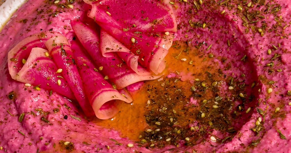 Hot Pink Beet Hummus Recipe | Samsung Food App