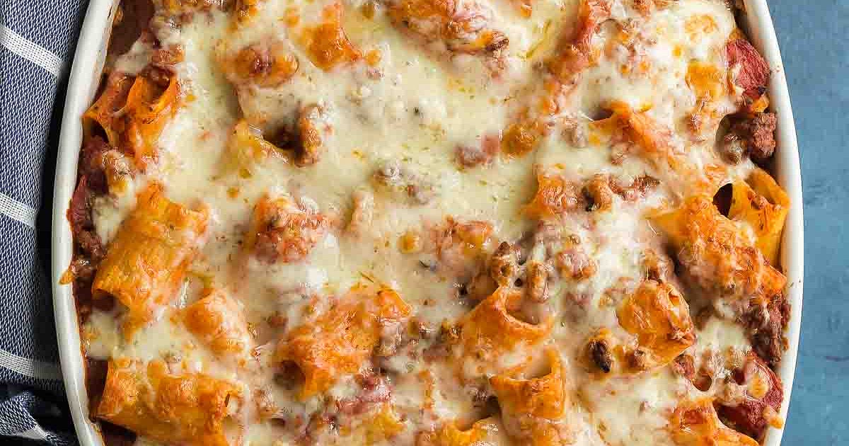 Rigatoni Pasta Bake Recipe | Samsung Food App