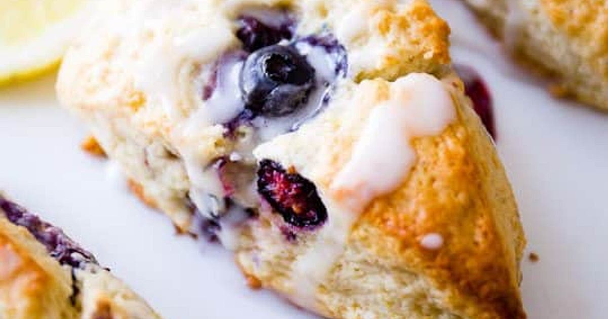 Lemon Blueberry Scones Recipe | Samsung Food App