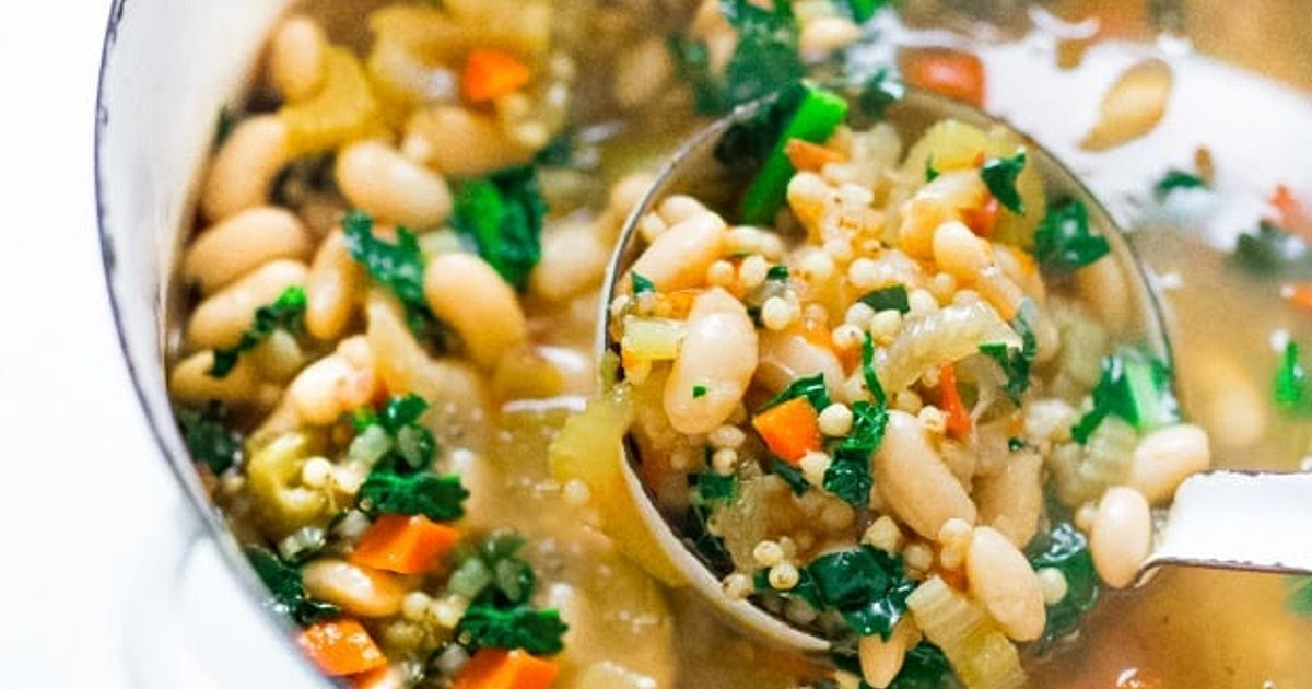 Cannellini Bean Stew with kale and Sorghum Recipe | Samsung Food App
