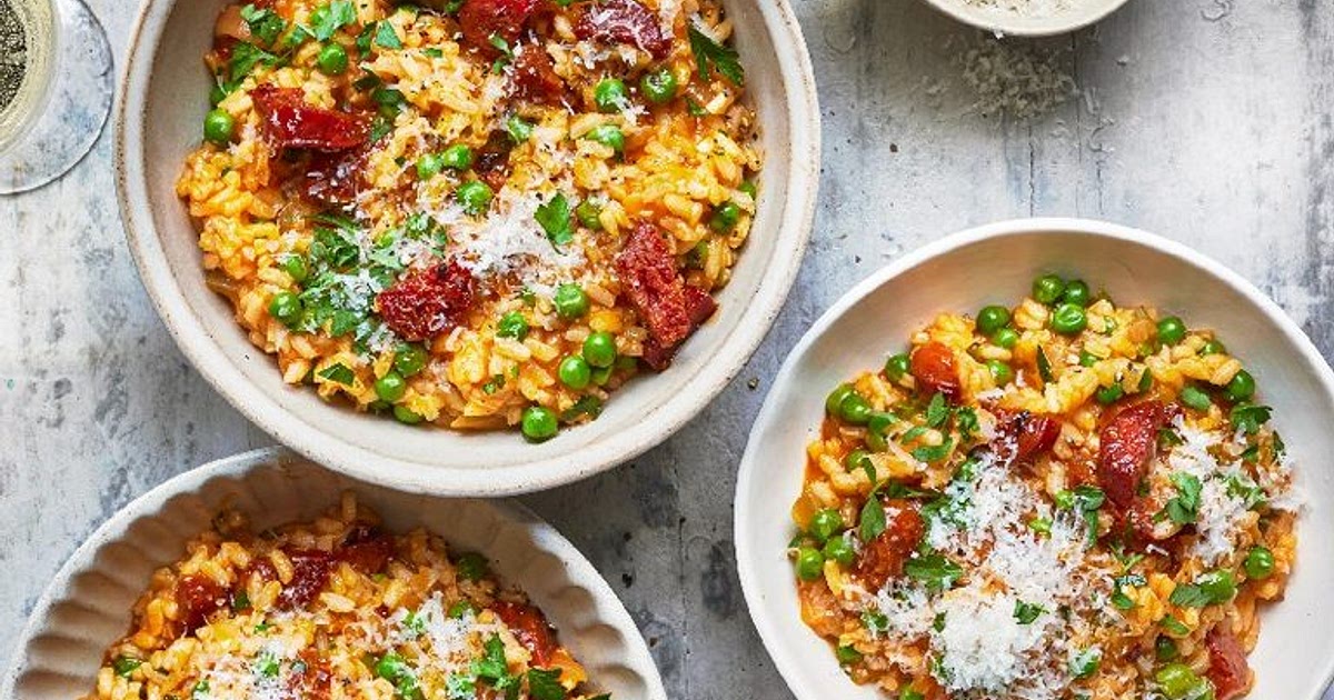 Chorizo risotto Recipe | Samsung Food App