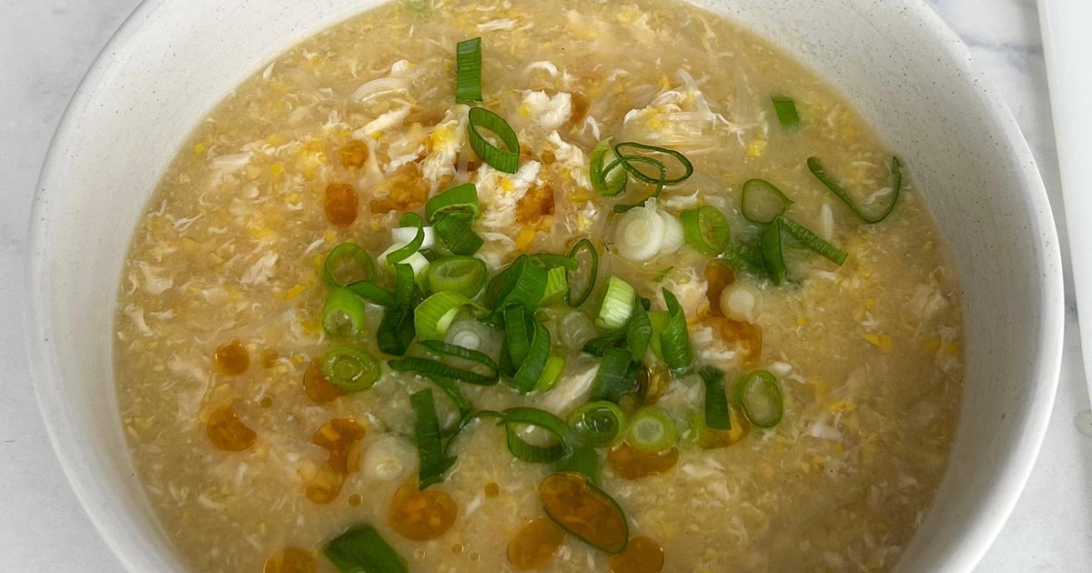 Chinese fakeaway chicken & corn soup Recipe | Samsung Food App