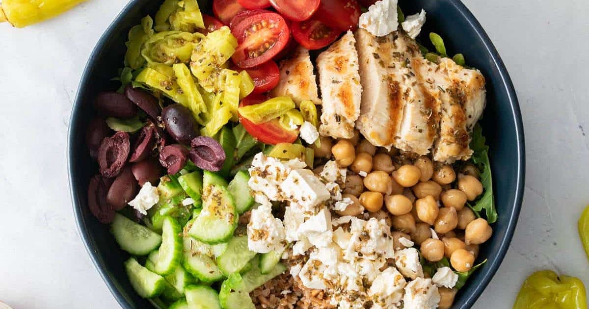 Mediterranean Grain Bowl for One Recipe | Samsung Food App