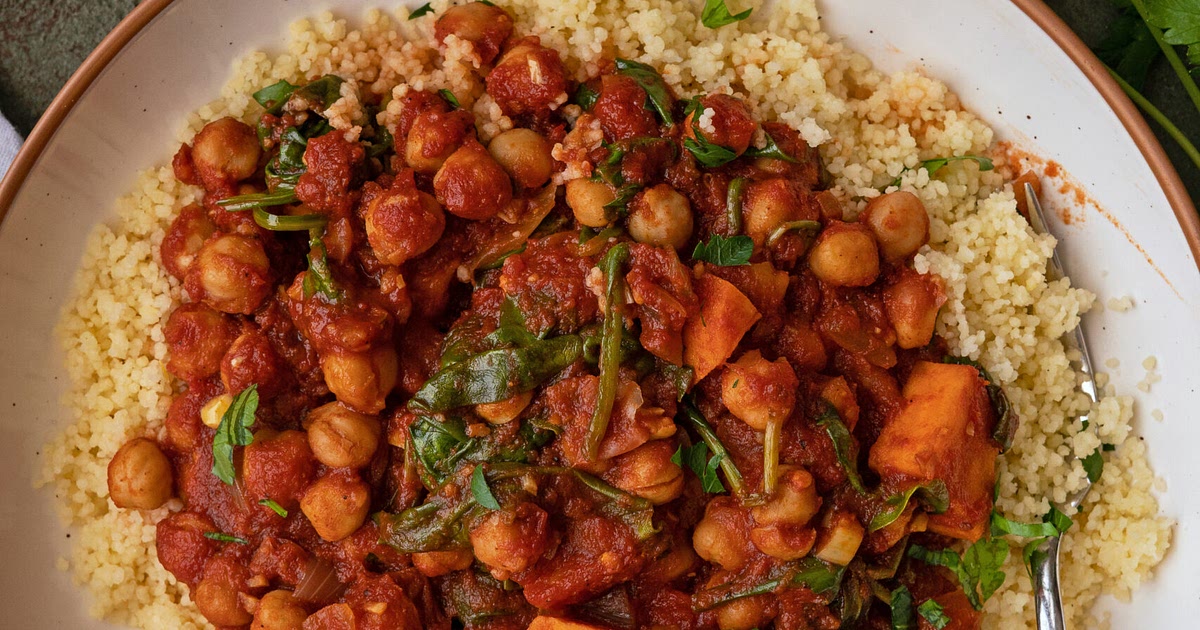 Moroccan Style Chickpea Stew Recipe | Samsung Food App