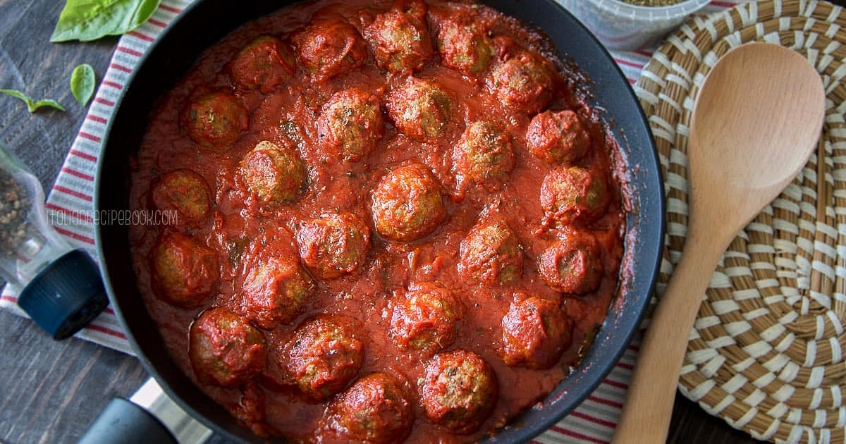 Polpette - Italian Meatballs In Rich Tomato Sauce Recipe | Samsung Food App