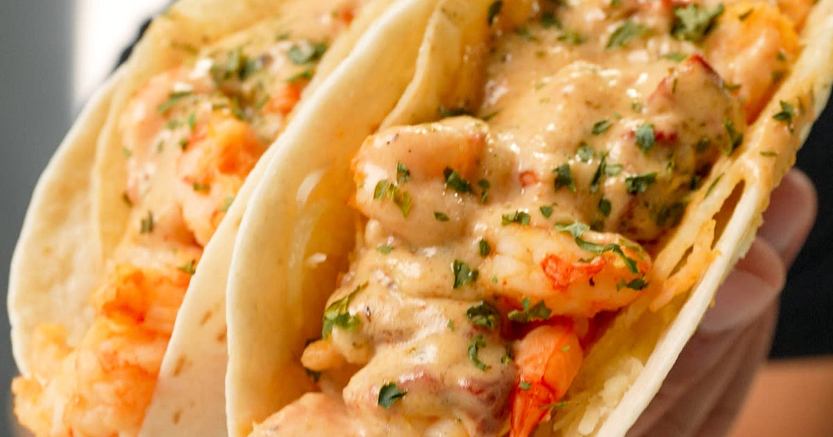 Air Fryer Marry Me Shrimp Tacos Recipe | Samsung Food App