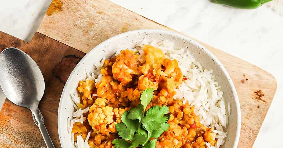 Red Lentil Cauliflower Curry Recipe | Samsung Food App