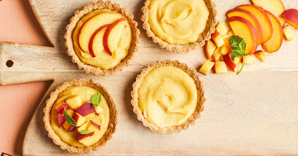 Mini Peach Tarts Recipe | Samsung Food App