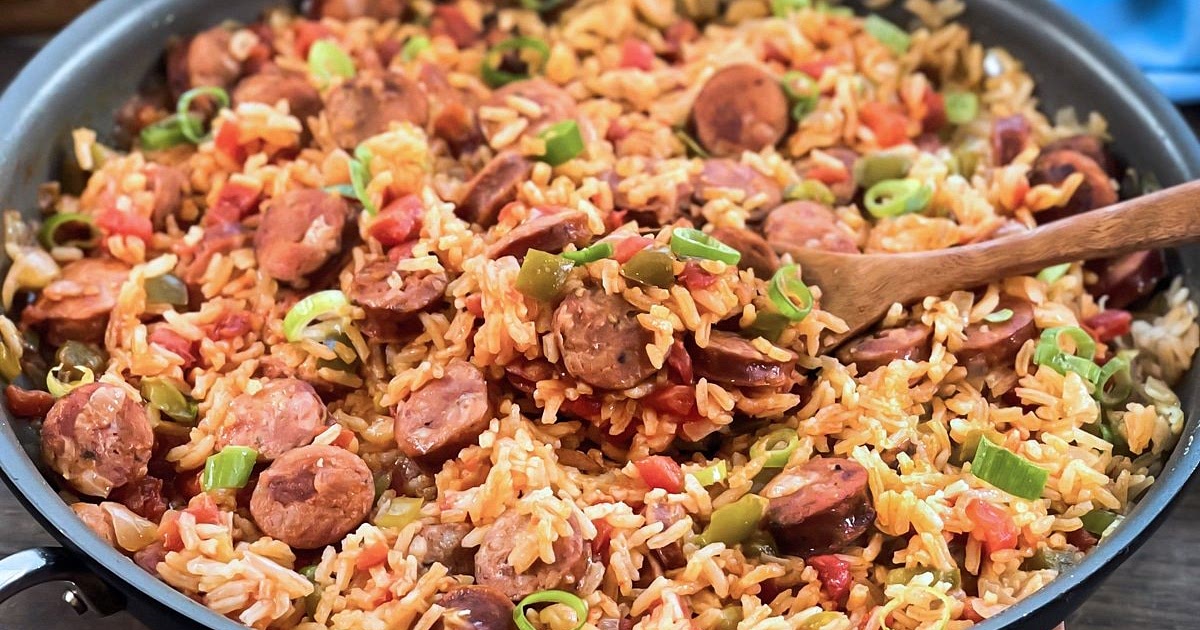 Sausage and Rice Skillet Recipe | Samsung Food App