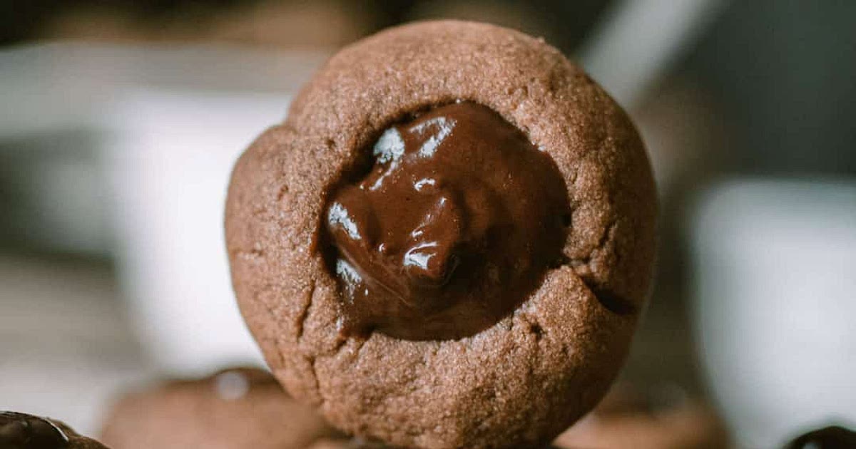 Easy Raspberry Chocolate Thumbprint Cookies Recipe | Samsung Food App