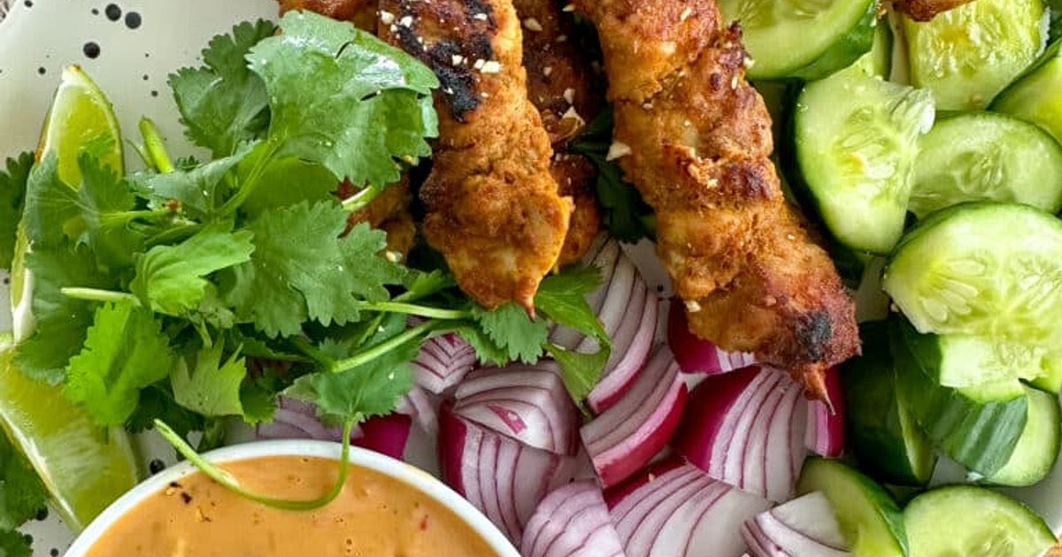 Chicken Satay Skewers Recipe | Samsung Food App