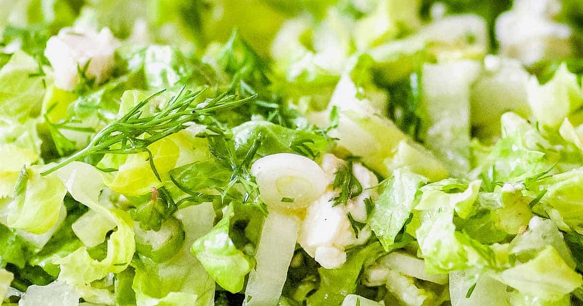 Prasini Salad (Greek Green Salad) Recipe | Samsung Food App