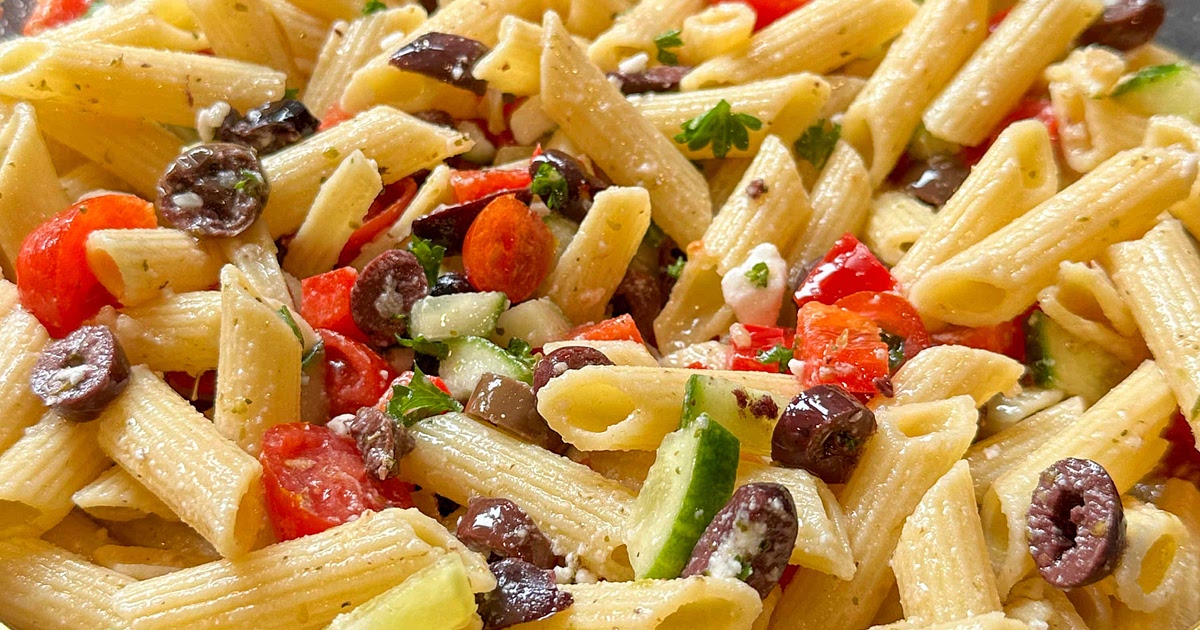 Greek Pasta Salad Recipe | Samsung Food App
