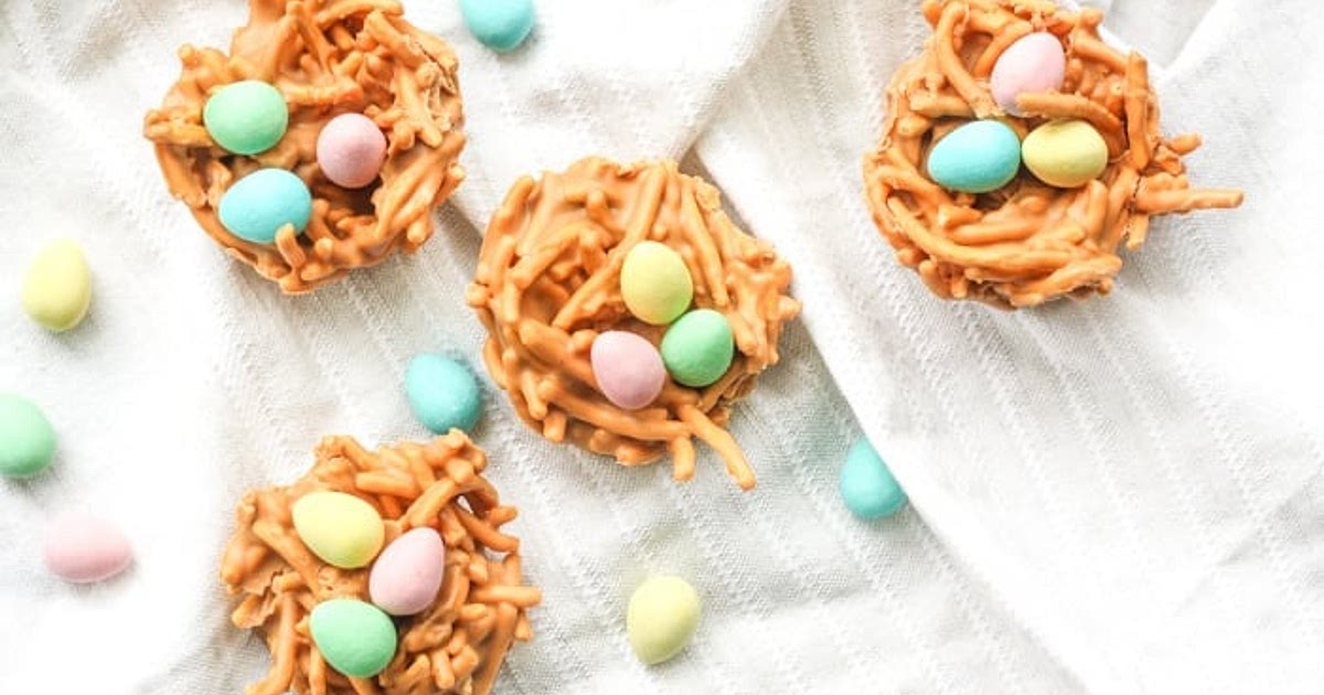No Bake Butterscotch and Peanut Butter Bird's Nest Cookies Recipe | Samsung Food App