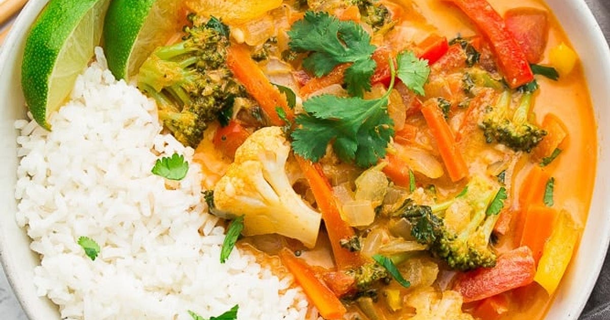 Red Thai Curry Vegetables Recipe | Samsung Food App