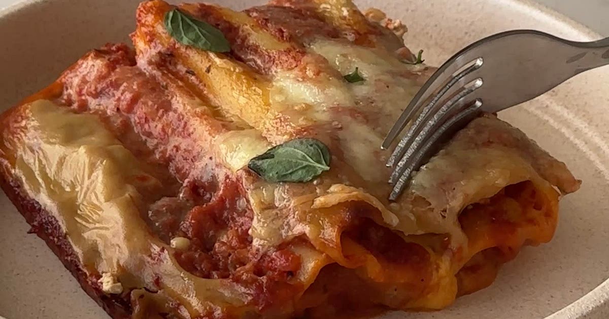 Plant Based Cannelloni Recipe - best thing I've ever made! | Samsung Food App