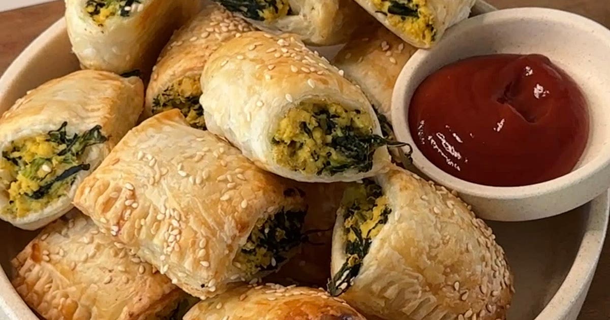 Plant Based Spinach and Ricotta Rolls (vegan and super easy!) Recipe | Samsung Food App