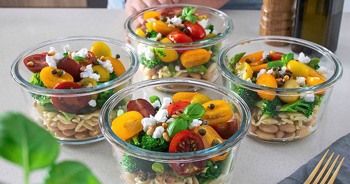 PESTO ORZO SALAD (MEAL-PREP) Recipe | Samsung Food App