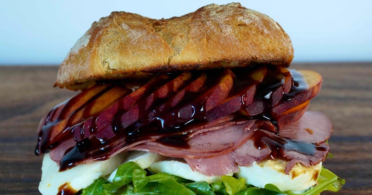 Pastrami peach sandwich Recipe | Samsung Food App