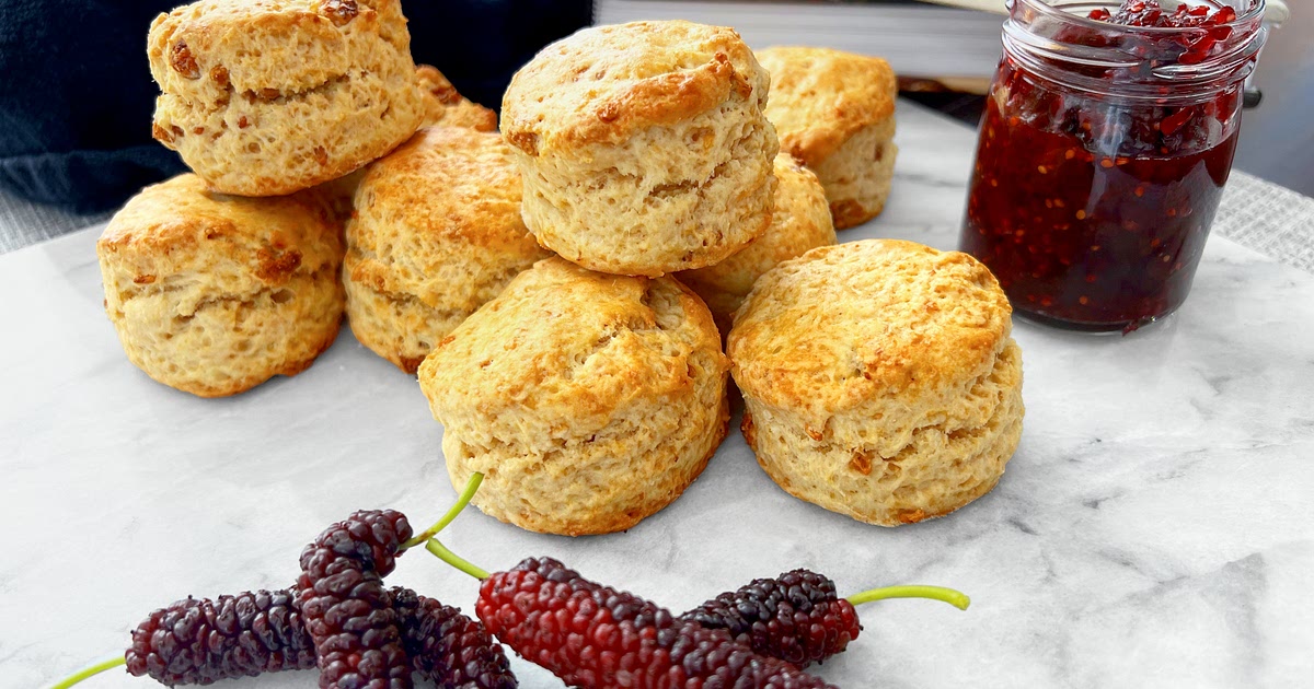 Magical Mulberry Scones with Home-Crafted Mulberry Jam Recipe | Samsung Food App