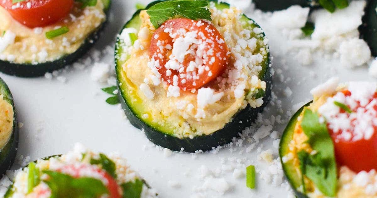 Mediterranean Cucumber Bites (Easy Appetizer or Snack) Recipe | Samsung Food App
