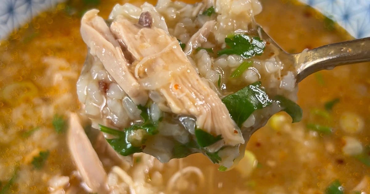 Chicken and rice porridge recipe Recipe | Samsung Food App