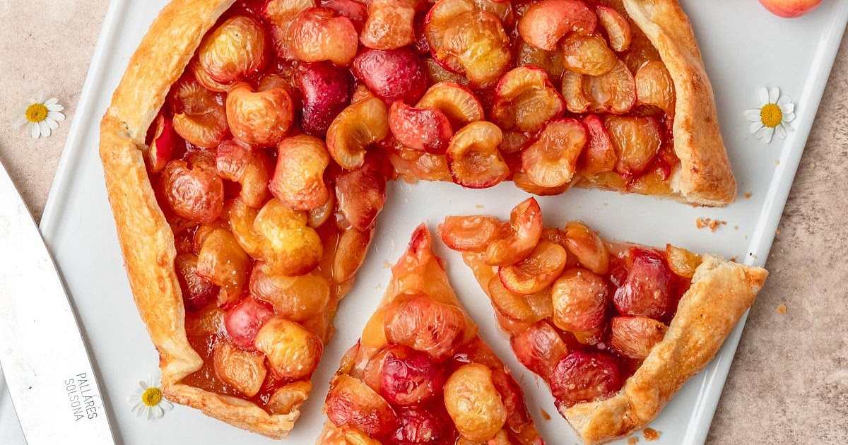 Rainier Cherry Galette Recipe | Samsung Food App